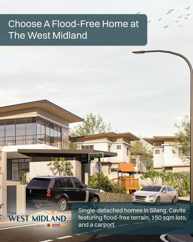 Single-detached homes at The West Midland in Silang, Cavite